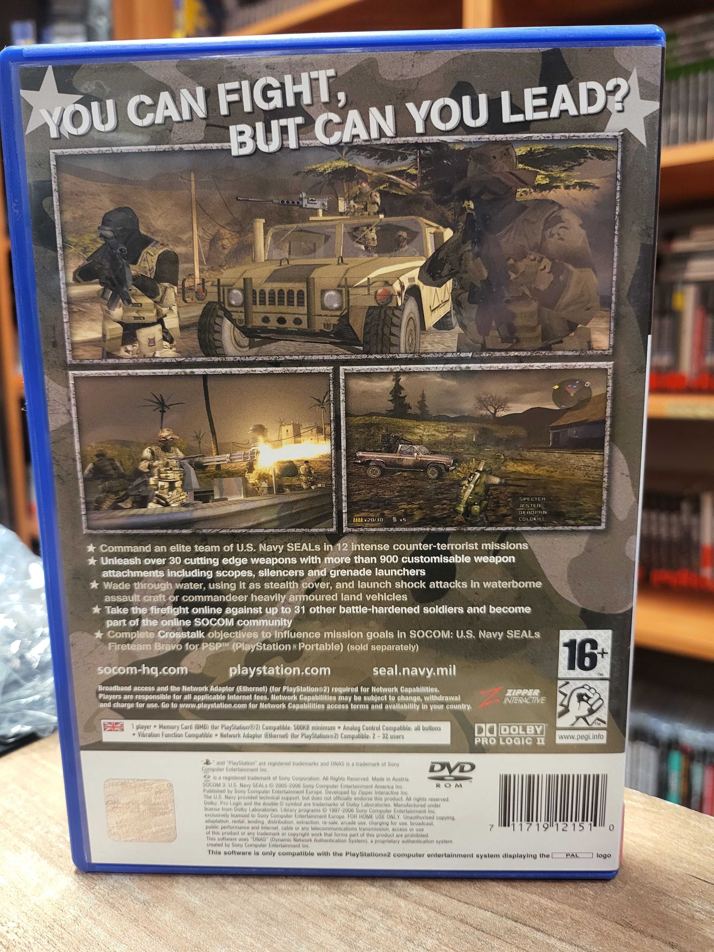 SOCOM 3 U.S. NAVY SEALS PS2 za Grosze Wymiana Skup SklepRetroWWA