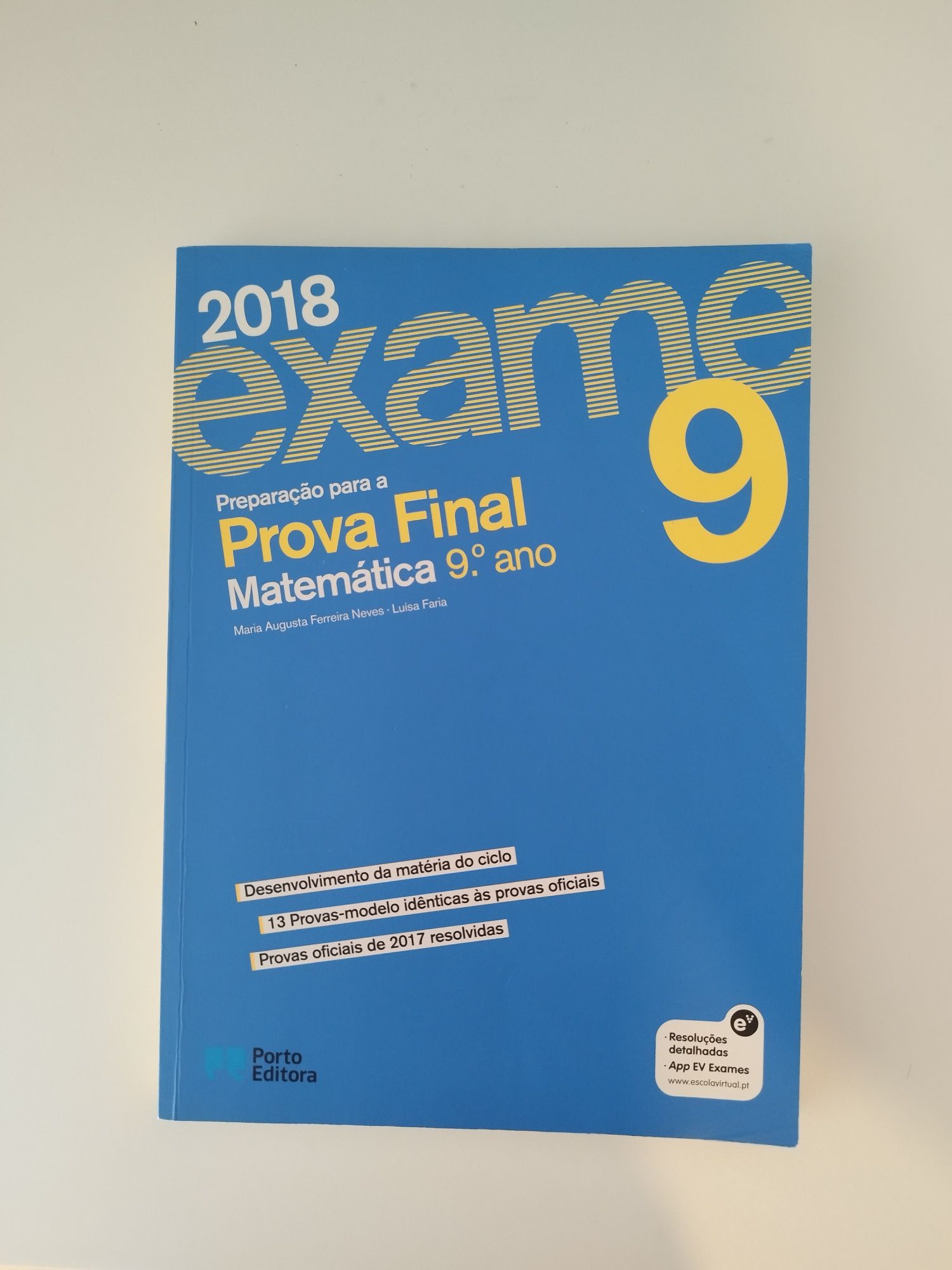 Preparar exame matemática - 9 ano - 2018 - porto editora