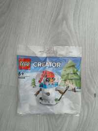 Zestaw klocków klocki LEGO bałwan creator 6+