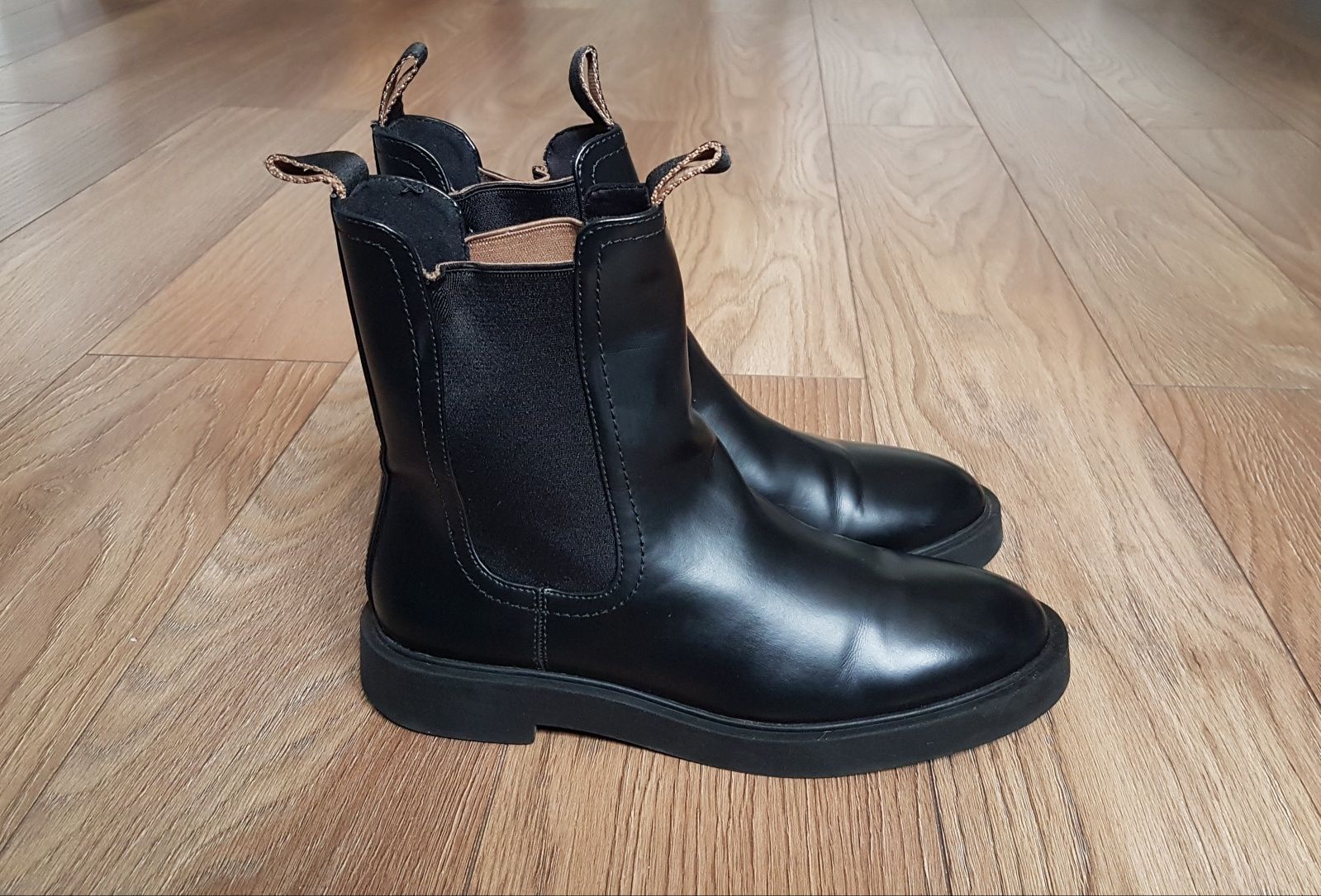 Buty Sztyblety H&M botki czarne Black rozmiar 39