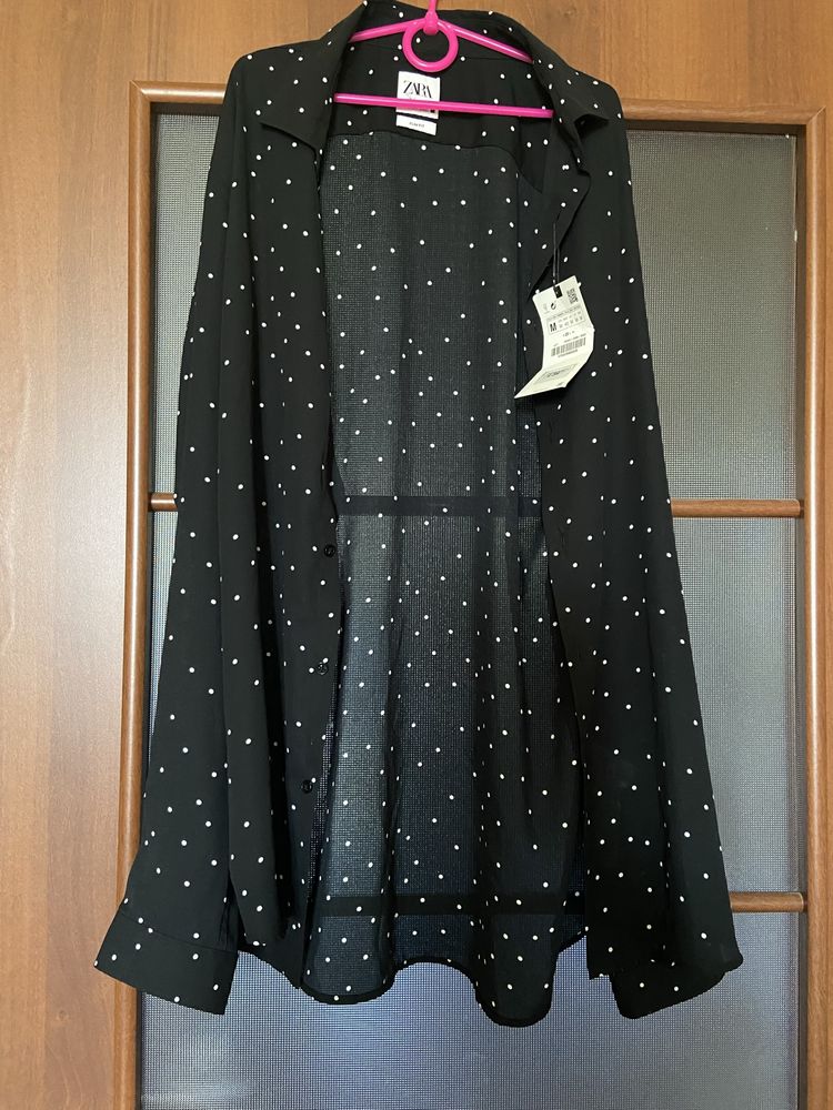 Нова сорочка в горошок Zara