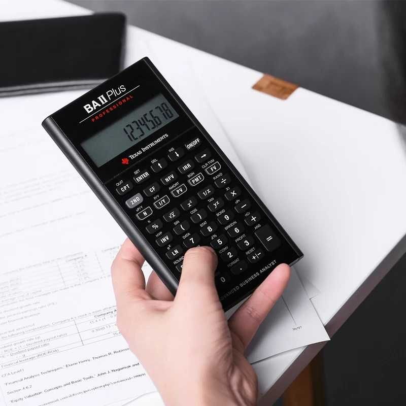 Texas Instruments BA II Plus professional финансовый калькулятор CFA
