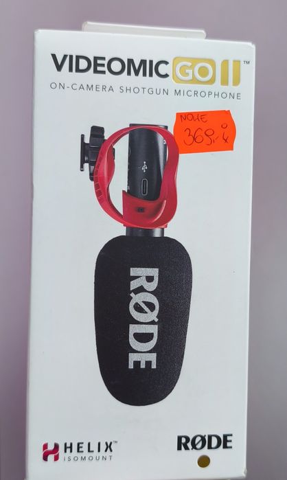 NA LEWARA nowy mikrofon pojemnościowy Rode VideoMic GO II HELIX