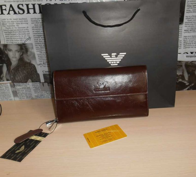 PORTFEL MĘSKI DUŻY Saszetka Torebka, skóra, Włochy 55-88-1