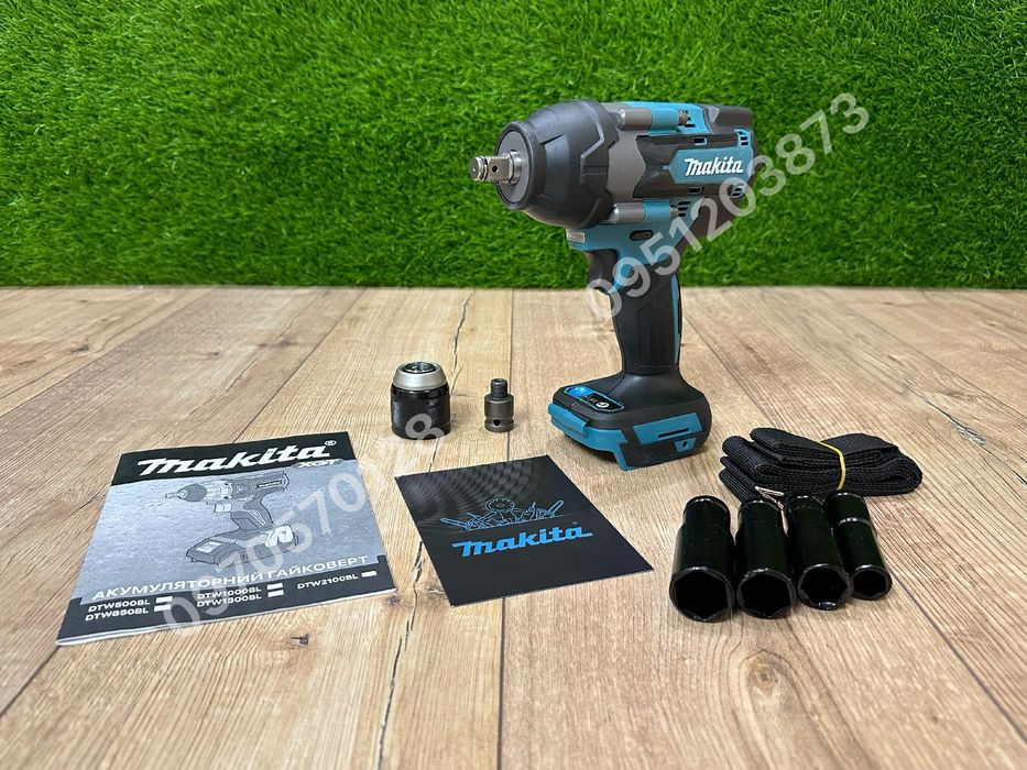 Аккумуляторный Гайковерт Makita DTW800BL (каркас Без аккумулятора)