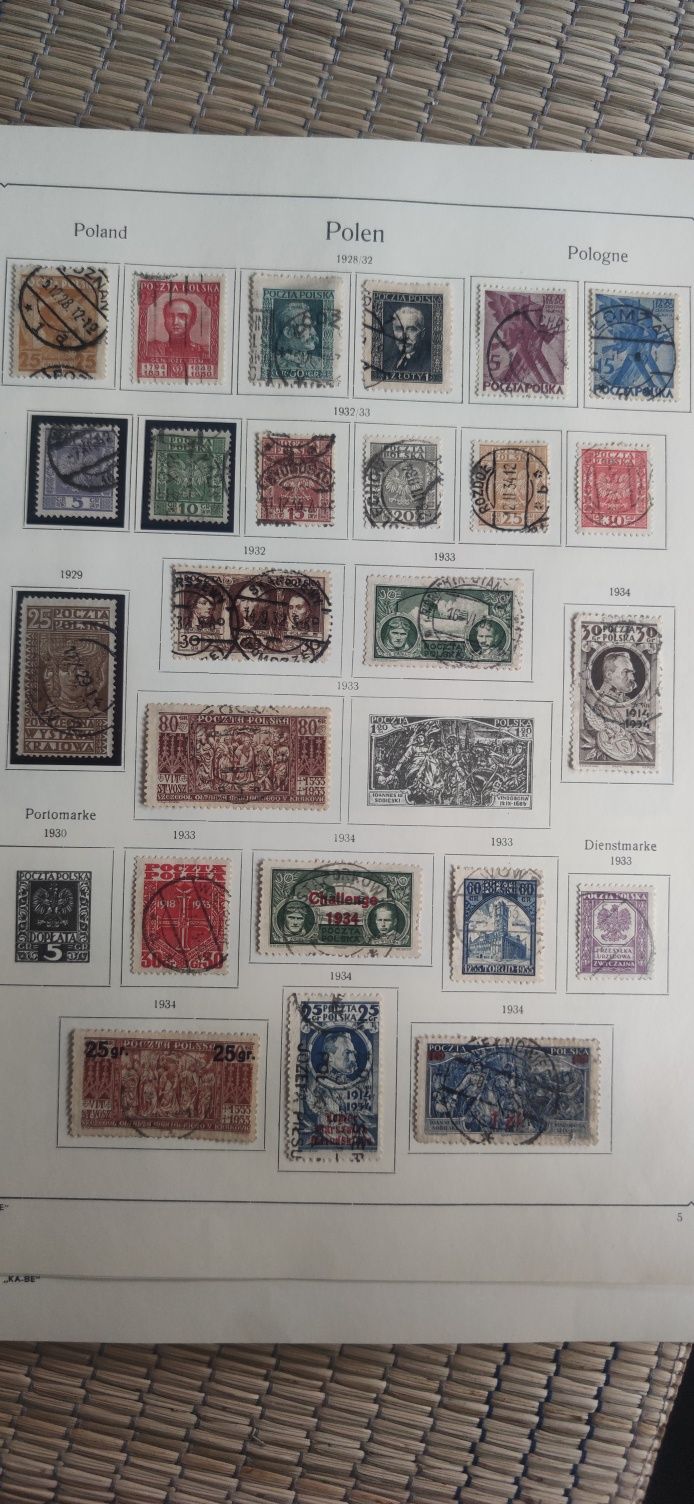 Polskie znaczki 49 stron 1919