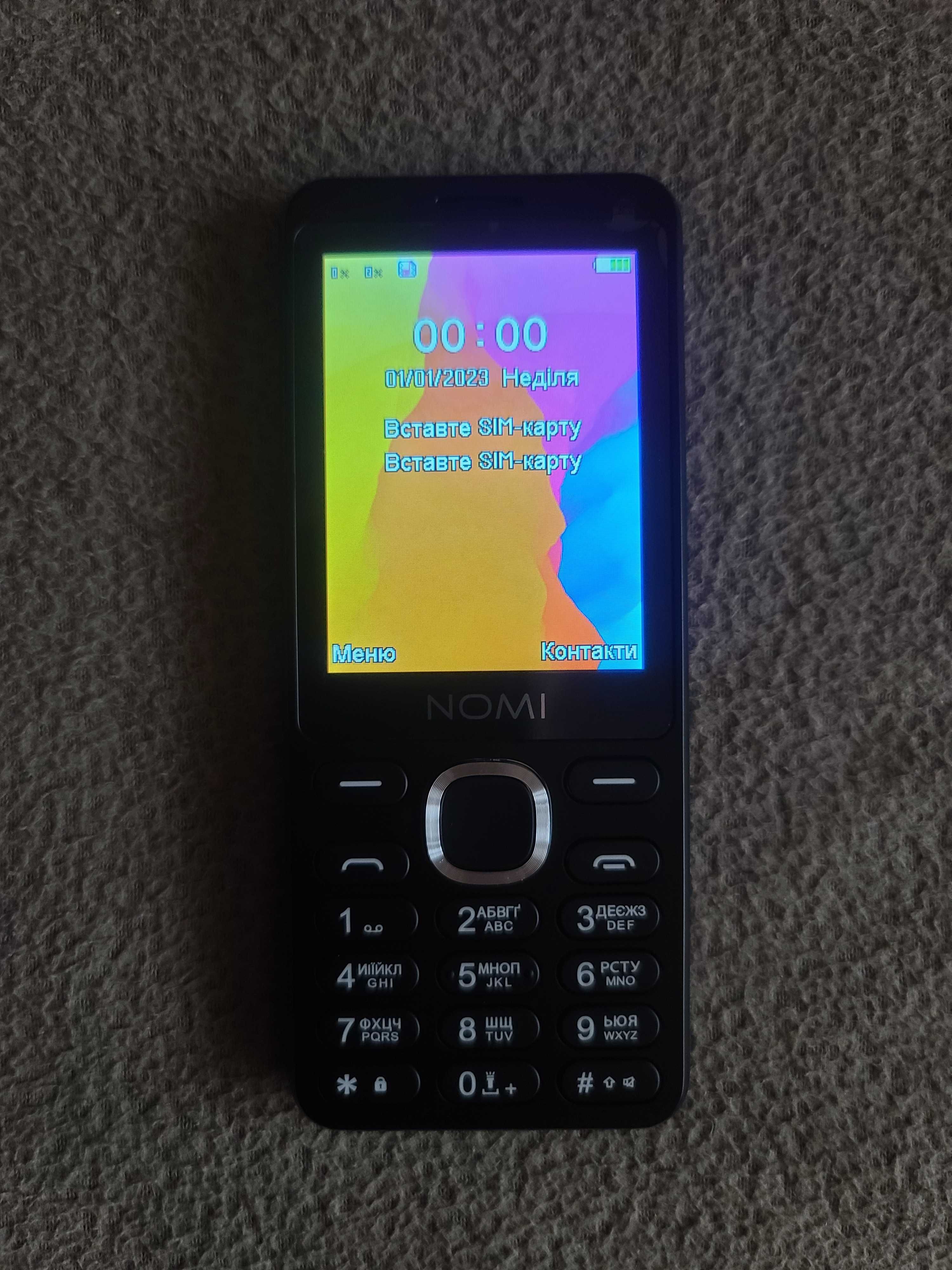 Мобільний телефон NOMI i2820 Nano-SIM 2.8" Type-C 10.3 мм FM коробка