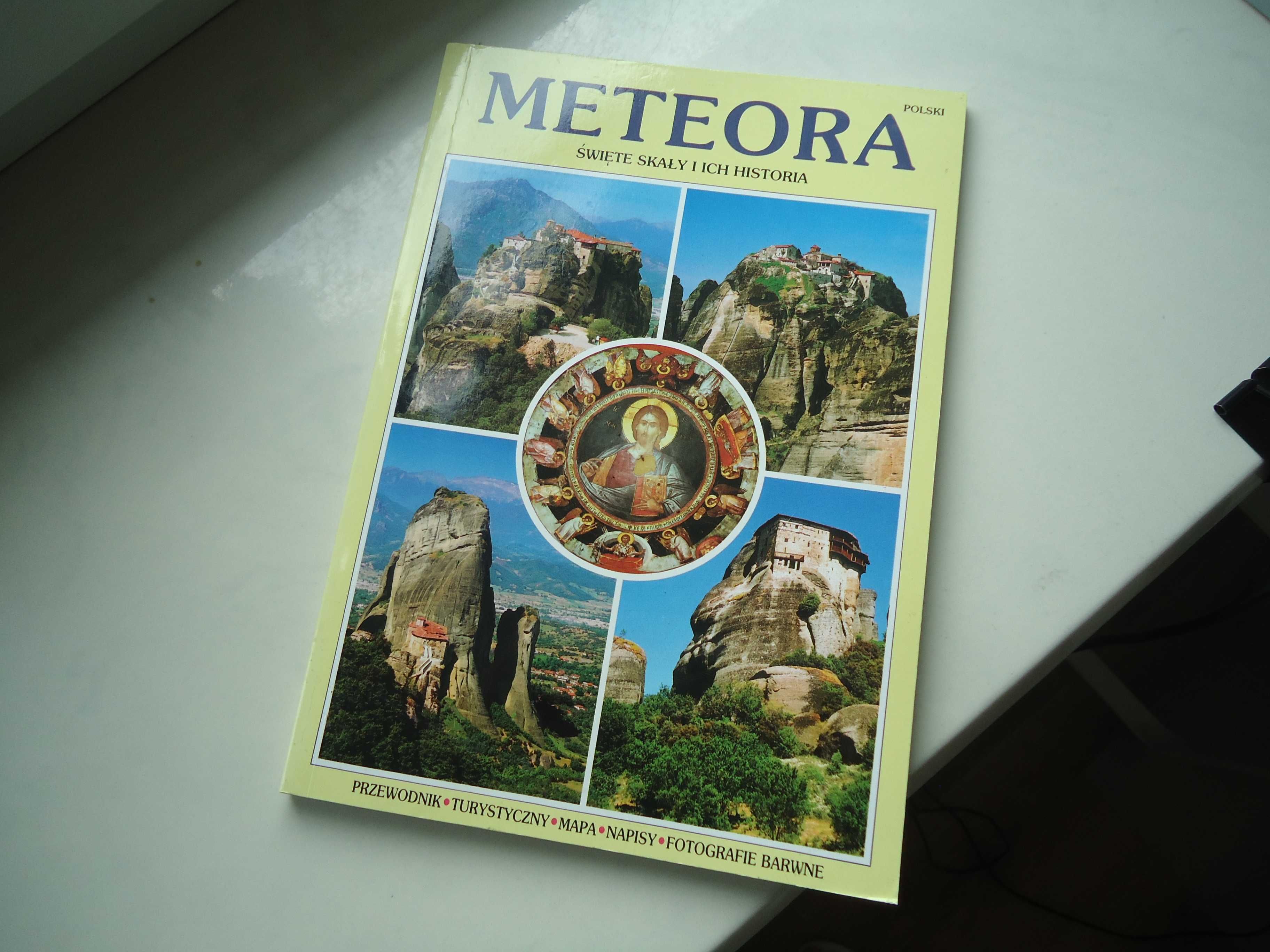Przewodnik turystyczny mapa fotografie Meteoria święte skały