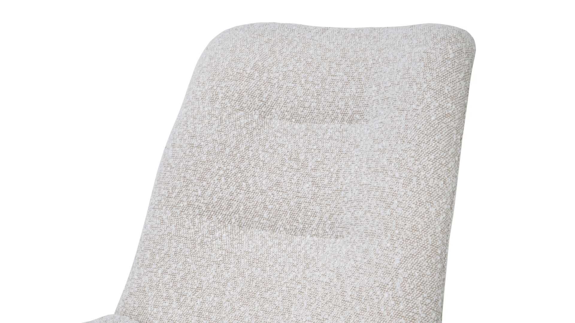 Krzesło Falco krzesło w tkaninie boucle Ascot Pearl