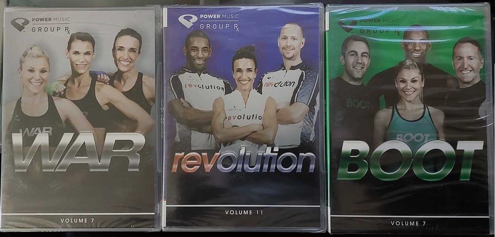 Dvds de Treino Power Music Group RX