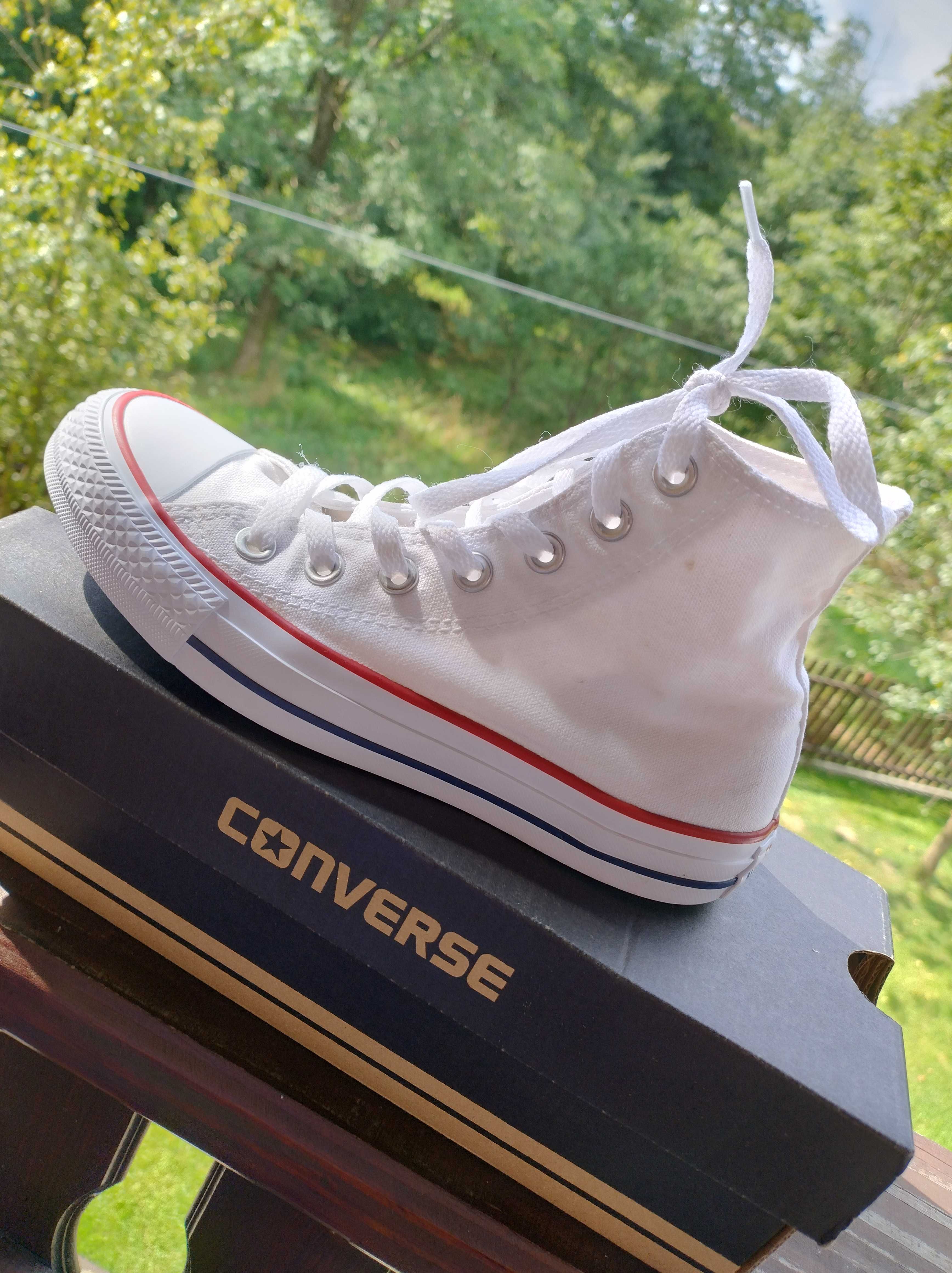 Converse 36.5 białe jak nowe