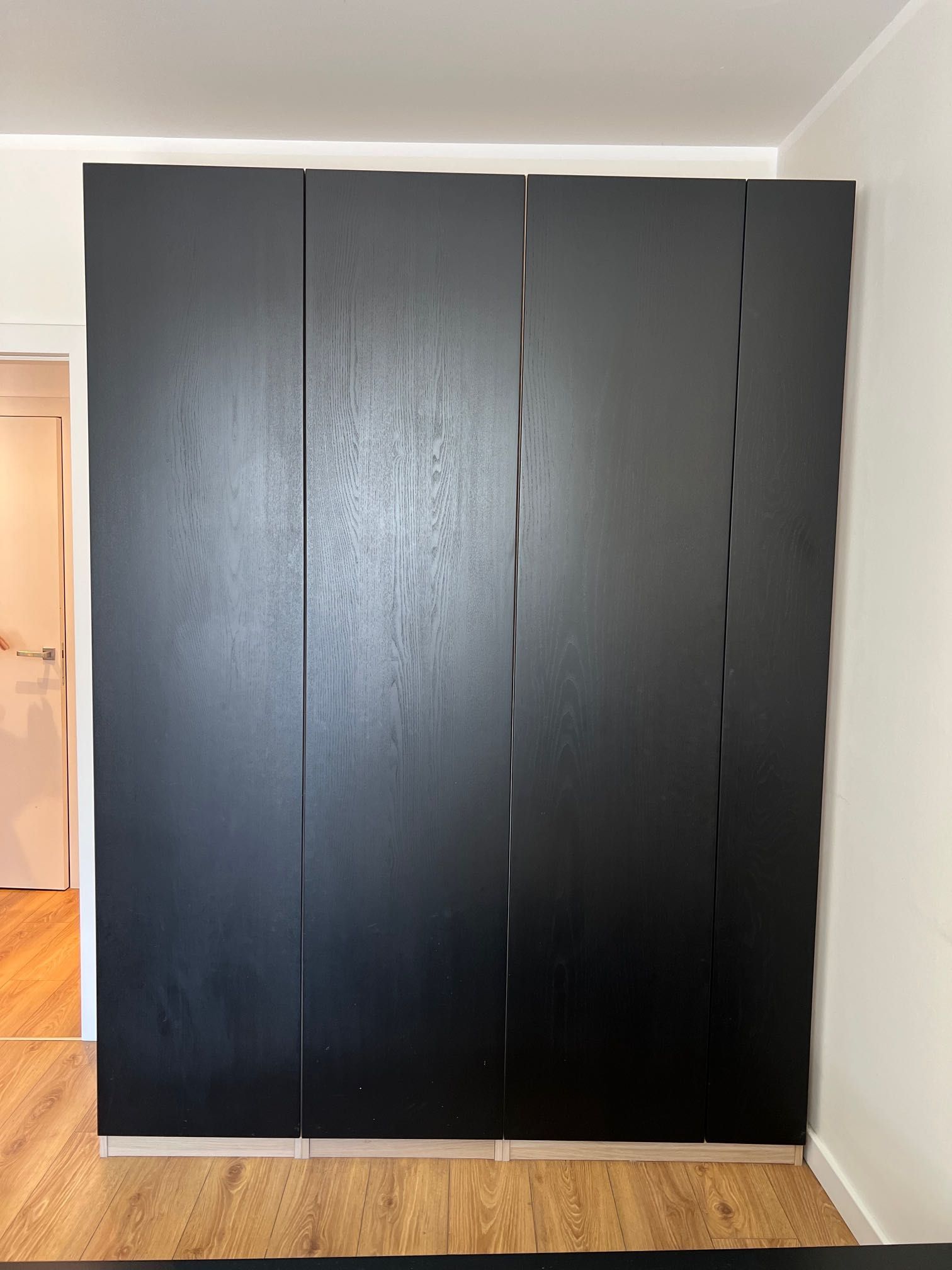 Drzwi do wysokiej (236cm) szafy IKEA PAX w kolorze czarnym, szer. 25cm