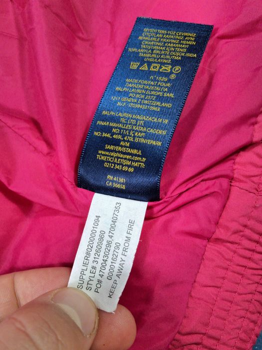 Пуховик Polo Ralph Lauren на девочку зимний куртка с капюшоном