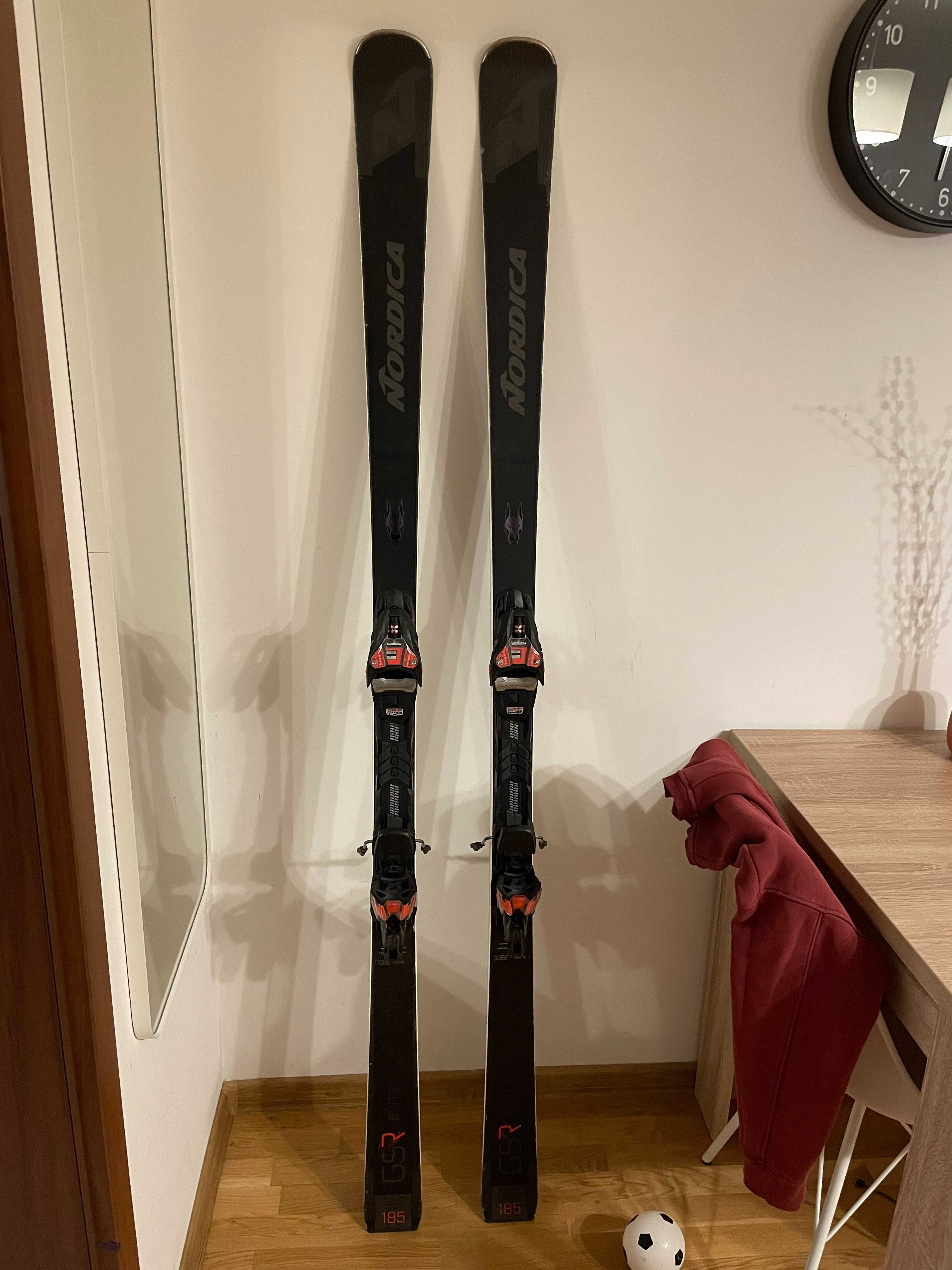 Narty gigantowe Nordica GSR Elite 185 cm, R20.  GS