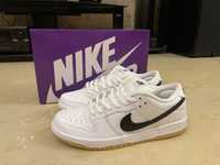 Кроссовки Nike SB Dunk Low Pro White Gum Оригинал