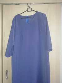 Niebieska sukienka rozmiar 46