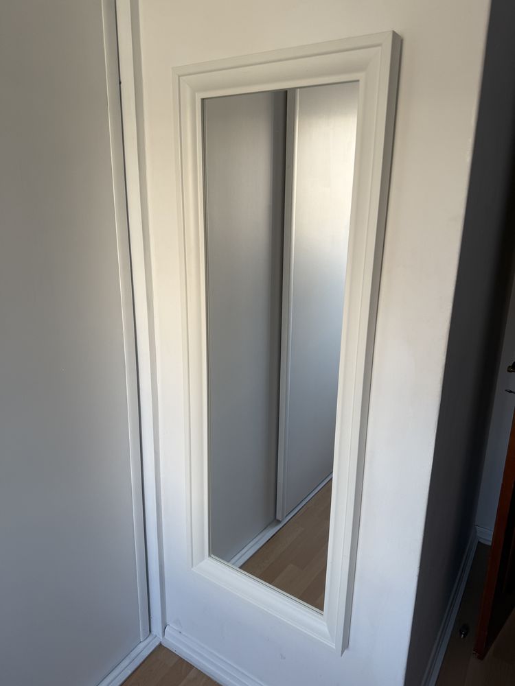 Espelho branco 52x140 cm