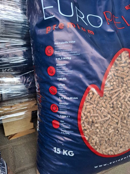 PELLET!! Pelet PREMIUM certyfikat EN Plus A1