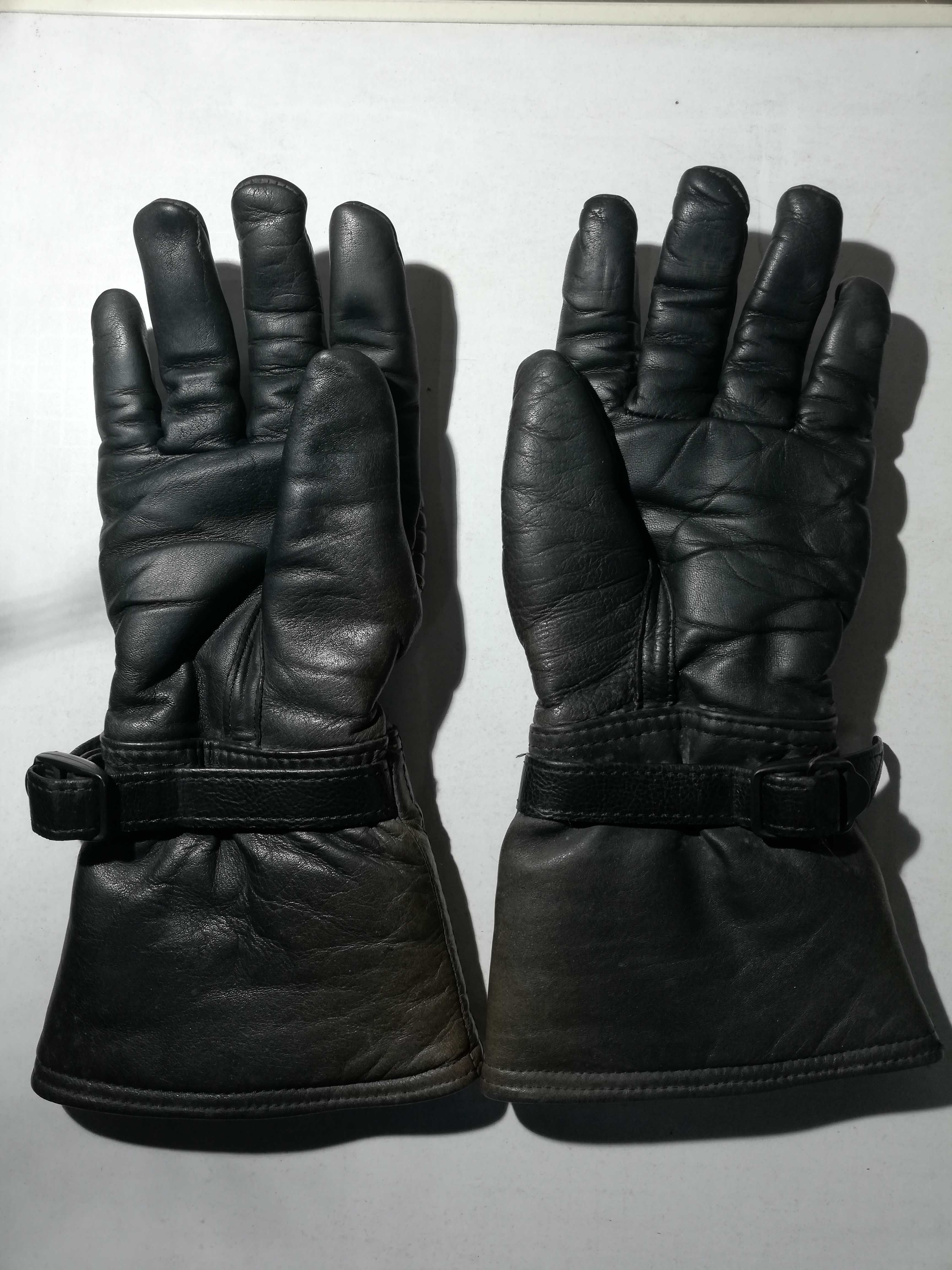 Luvas couro moto Furygan e Pokal tamanho S/8
