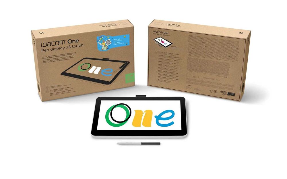 Монітор-планшет Wacom One 13 Touch New (DTH134W0B)