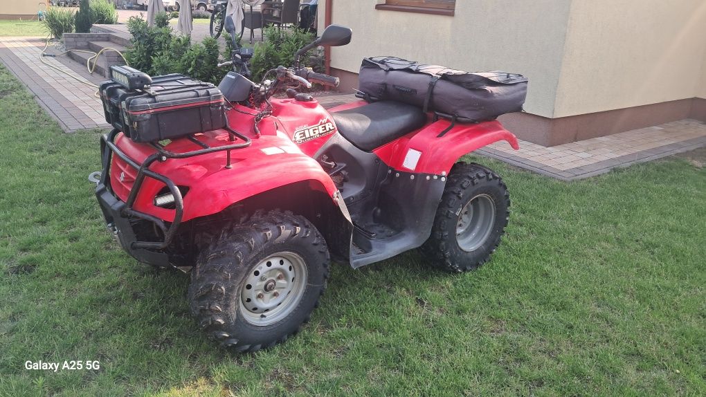 Suzuki Eiger 400 4x4 wyciagarka zadbany 2004 rok! Z tabliczki