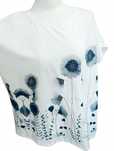 Luksusowa Bluzka Damska Cekiny, Koronki, Kamienie Glamour Biust 124Cm