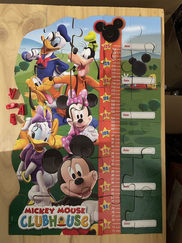 Prendas Puzzle puzzles mickey mouse para medir altura 3 3+