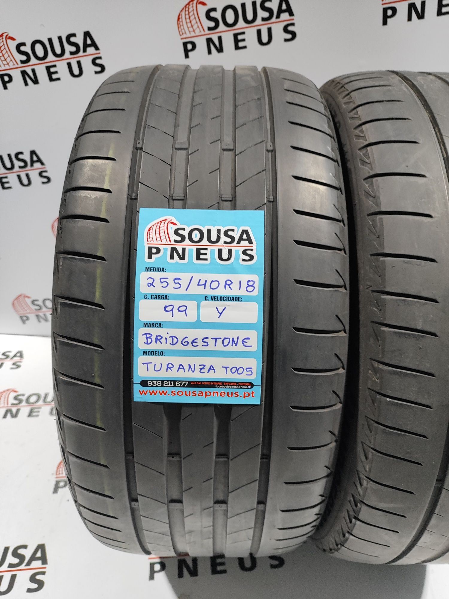 2 pneus semi novos 255-40R18 Bridgestone 99Y  - Oferta dos Portes  dos