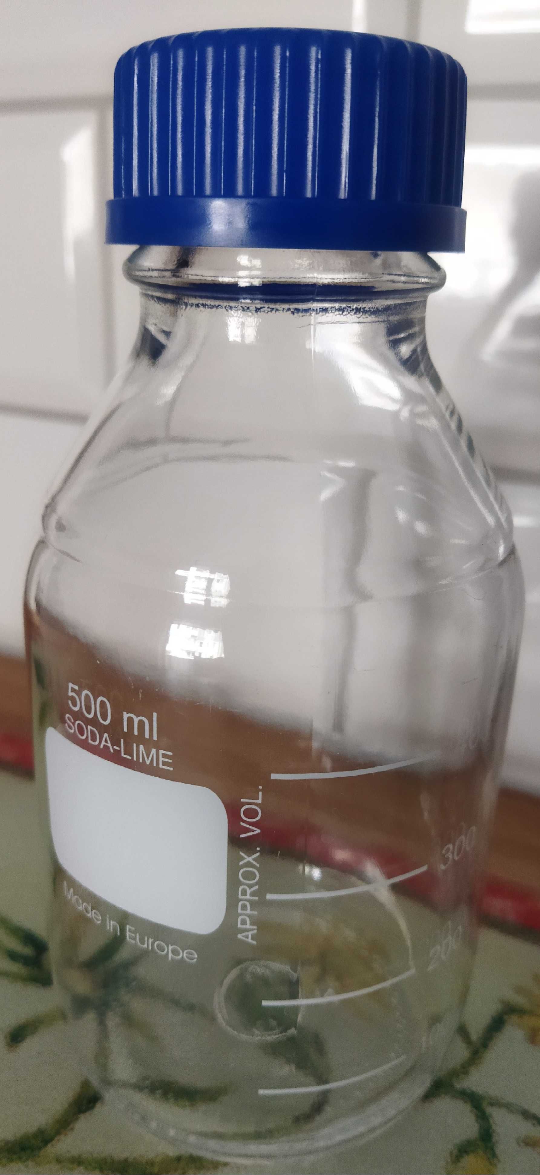 Butelka laboratoryjna 500 ml, typ "Duran", Soda-lime
