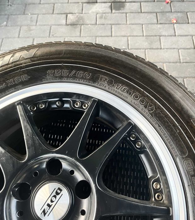 Zestaw 4 kół 16" aluminiowe DOTZ Hatch + opony Michelin Pilot Primacy