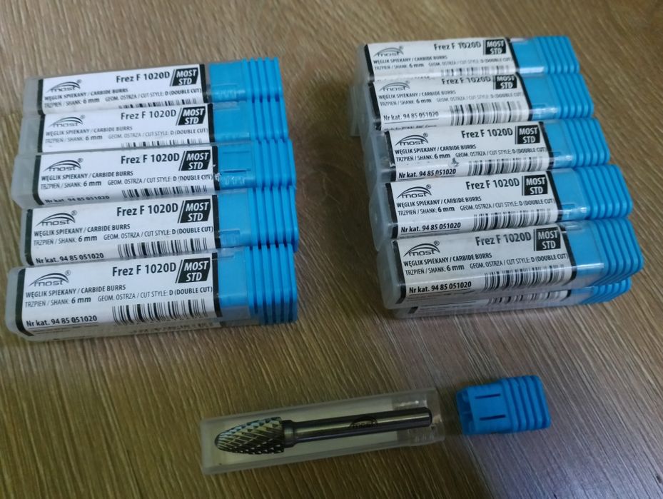 Frezy do metalu pilniki trzpieniowe 6/8 mm Pferd niemieckie