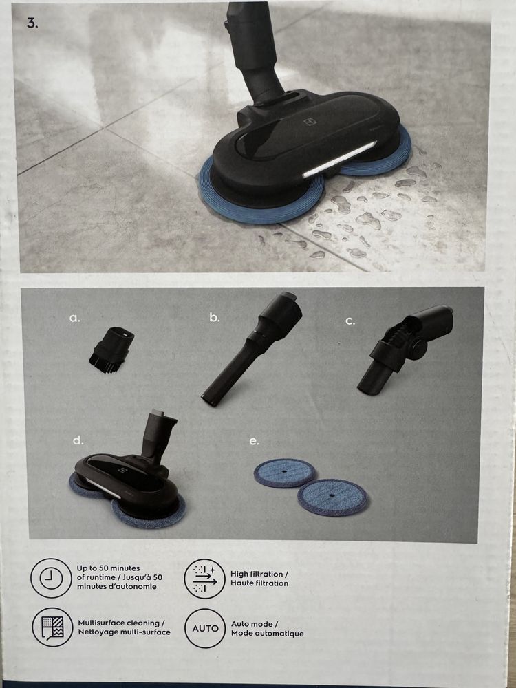 Odkurzacz ELECTROLUX Hygienic 700 WET EP71B14WET
