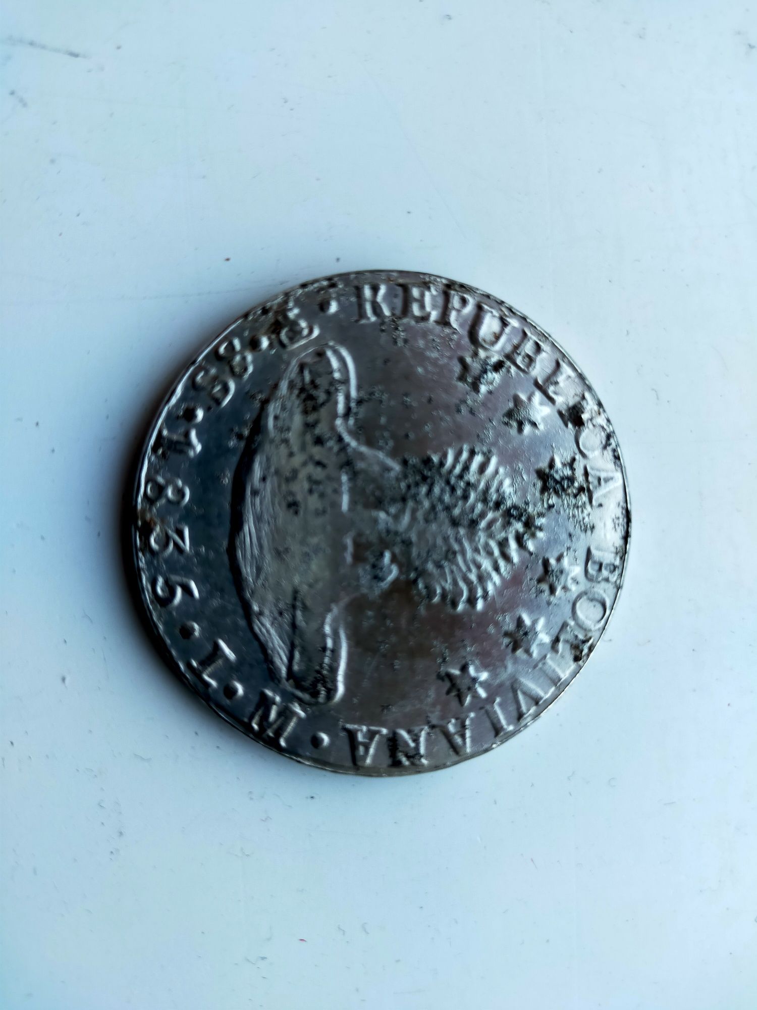 Moneta Boliwia Nie Srebrna