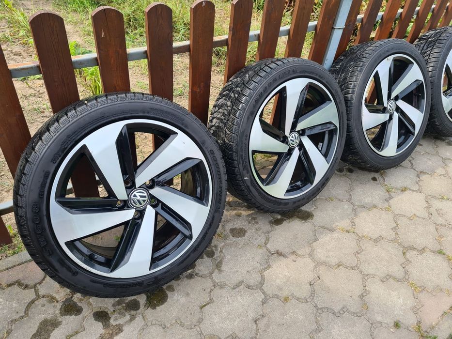 Felgi Koła Alufelgi Milton Golf 7.5 GTI 225/45/18 Goodride Zimowe