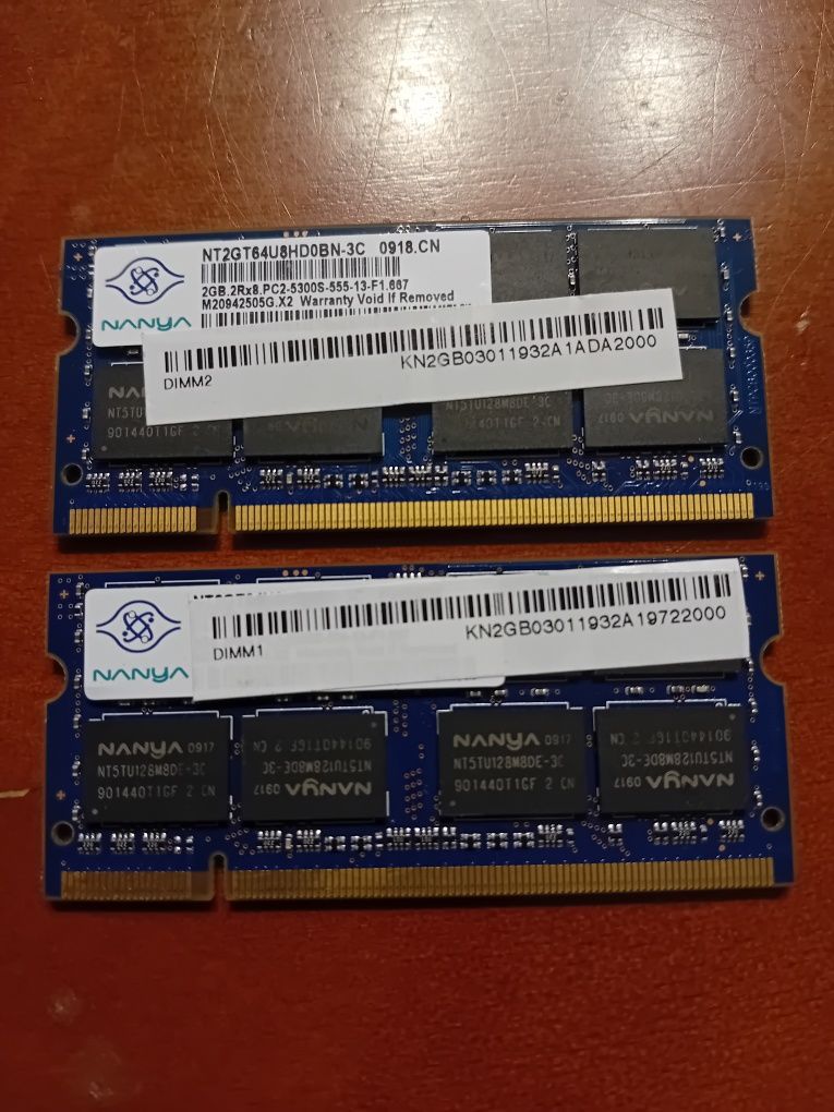 Pamięć RAM, 1GB, 2GB, 4GB, 11 szt.