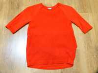 rozm 86/92 COS sukienka tunika czerwona - pomarańczowa