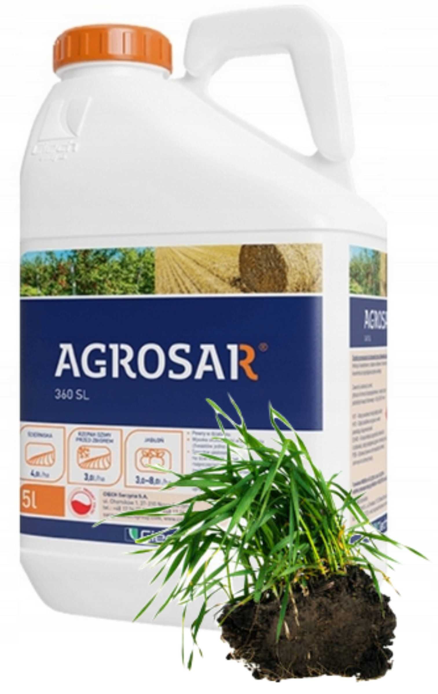 Agrosar 360 SL 5 L-zamiennik Roundup !