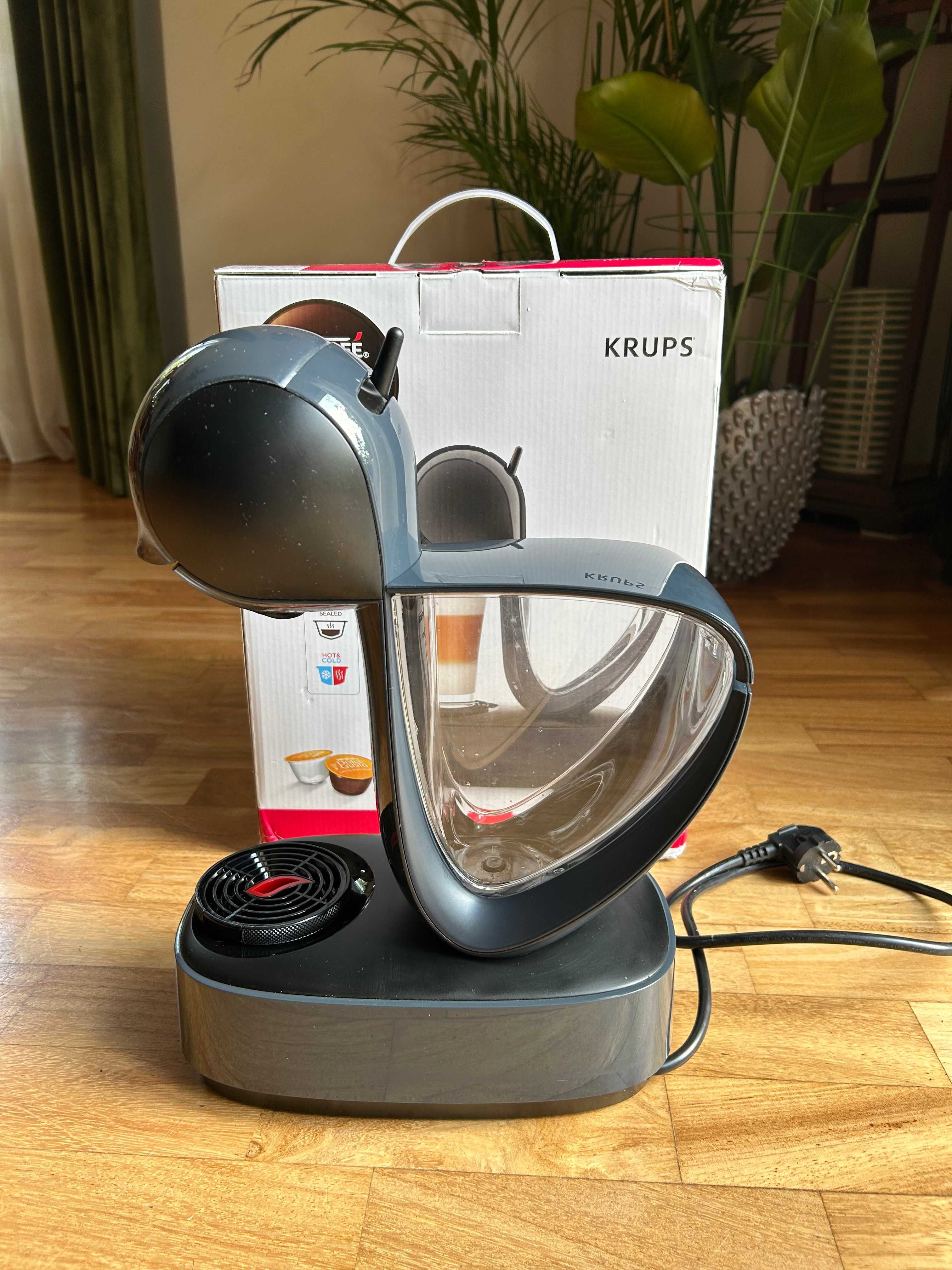 INFINISSIMA Ekspres na kapsułki Dolce Gusto czarny, stan bdb