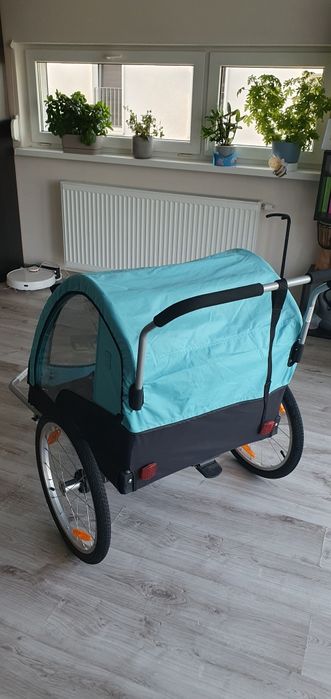 Przyczepka rowerowa/wózek 2-osobowy PROFEX Jogger 2w1 93500