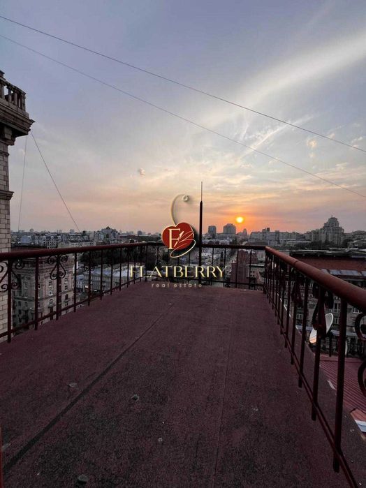 Без% Аренда 4К с террасой, ул. Крещатик 25, Центр