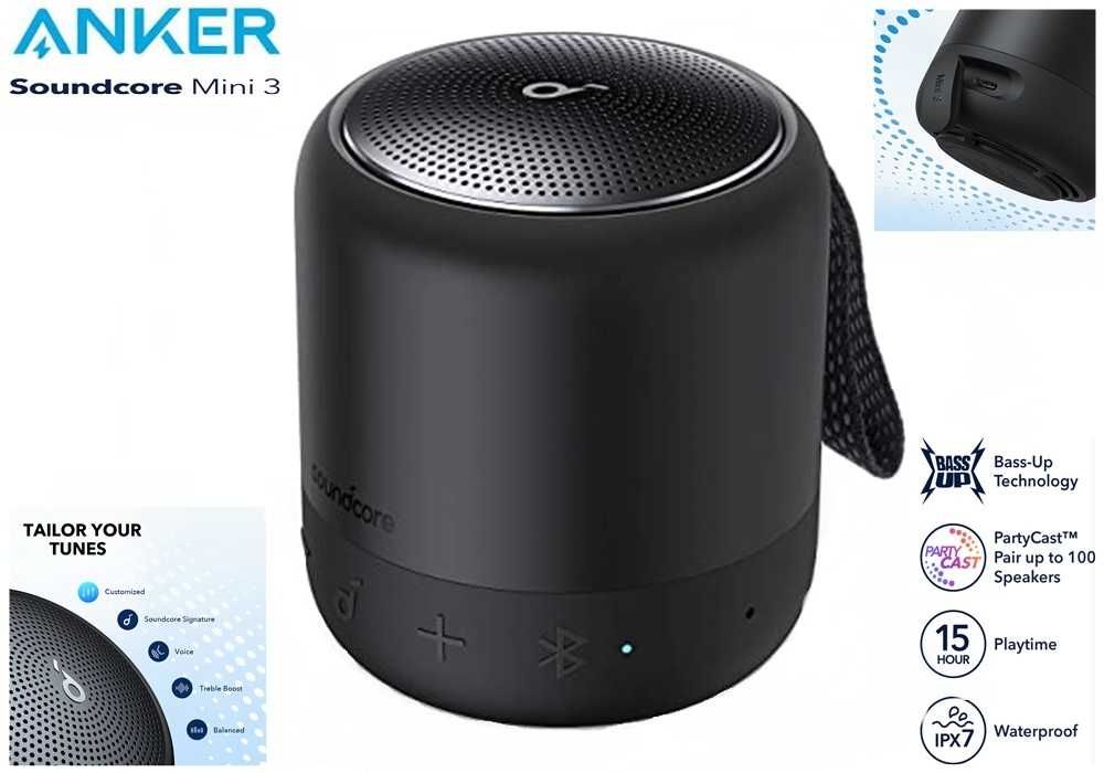 Портативная Bluetooth Колонка ANKER SoundCore 2, 3, Mini 3, АНКЕР Мини