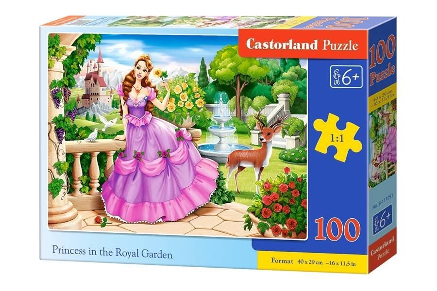 Puzzle dla dzieci bajkowe bajki  100 el. Princess in the Royal Garden