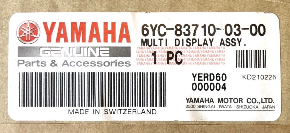Yamaha 6-YC мультиприбор