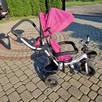 Rowerek /wózek  trójkołowy  różowy