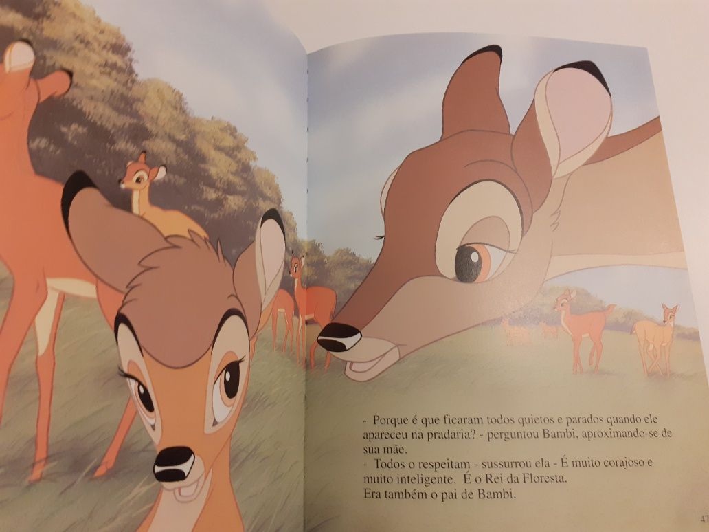 Livro Bambi da Disney