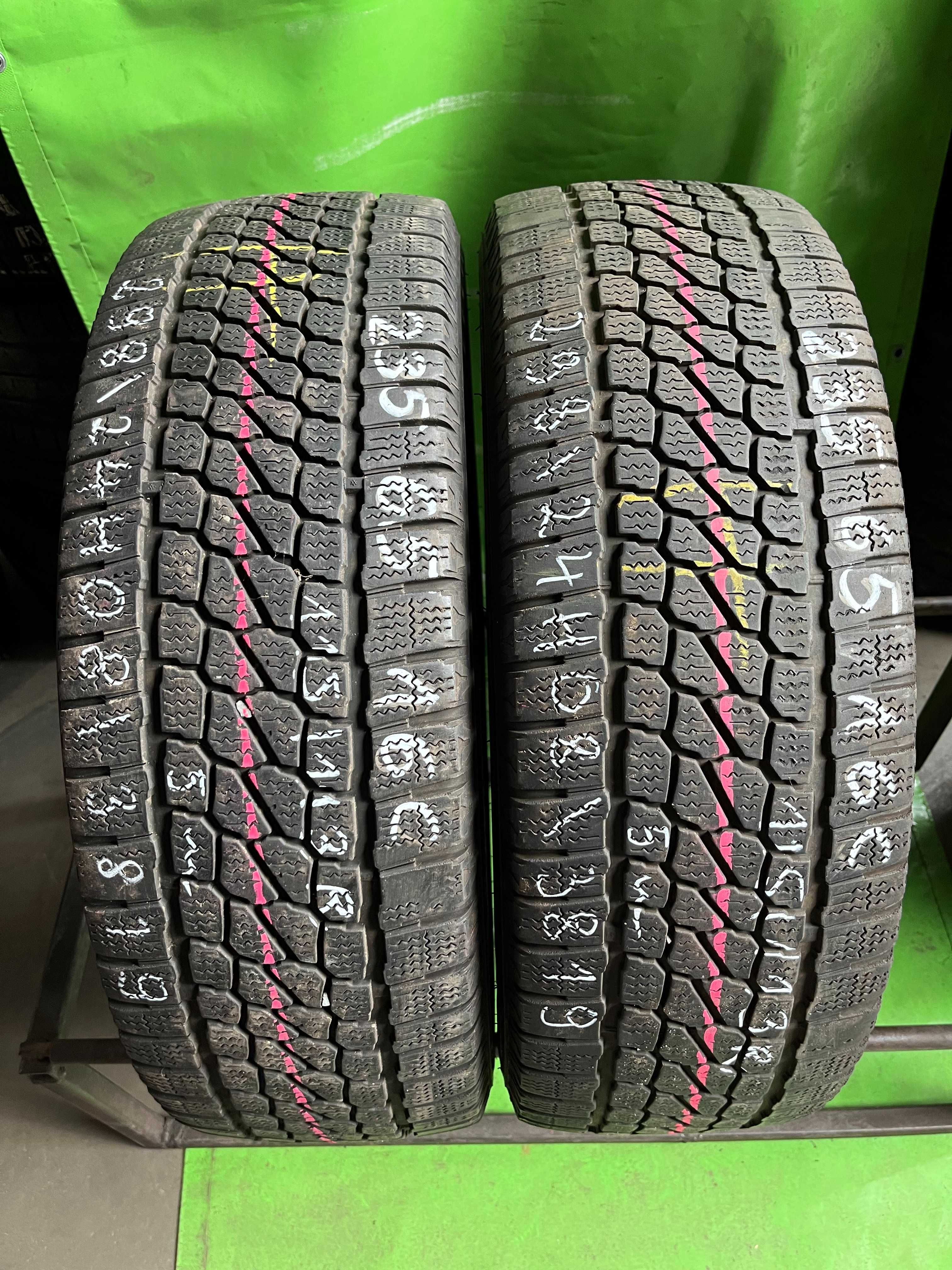 2 opony używane zimowe 235/65R16C 115/113 R Firestone Vanhawk 2 Winter