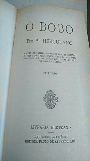 O Bobo - Alexandre Herculano