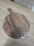 Deska do krojenia z drewna akacjowego średnica 30cm