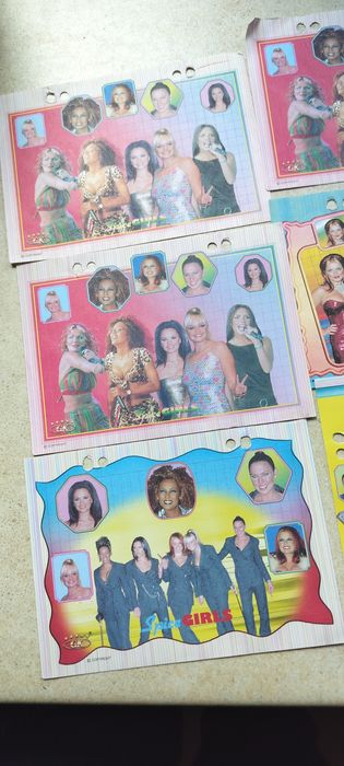 Karteczki do segregatora lata 90 Spice Girls