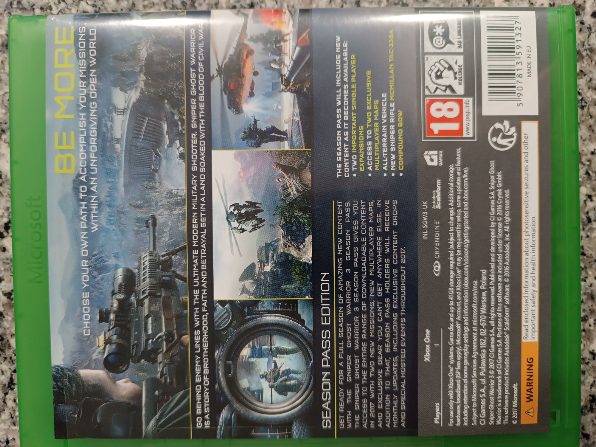 Sniper ghost warrior 3 xbox